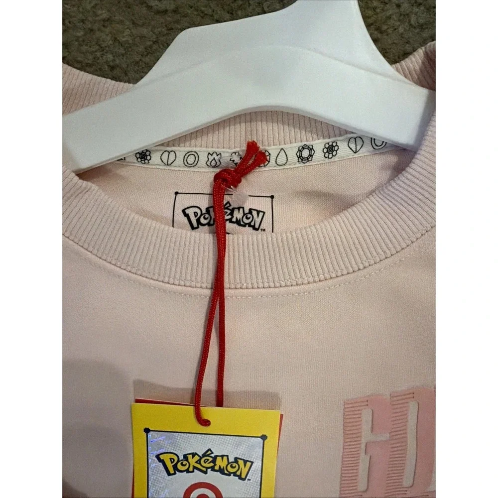 Pokemon x Target Pink Mew Sweatshirt Rare exclusive Gotta Catch 'Em All Kid's S - Picture 4 of 8
